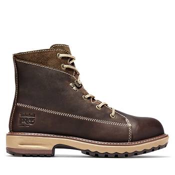 Timberland Női PRO Hightower 6” Alloy Toe Munkavédelmi Bakancs Sötét Barna